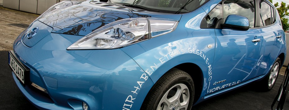 Nissan Leaf (Parkhaus Oberpleis)